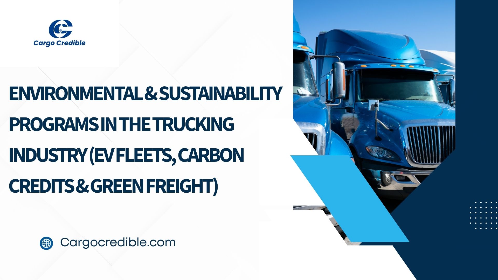 Environmental & Sustainability Programs in the Trucking Industry (EV Fleets, Carbon Credits & Green Freight)