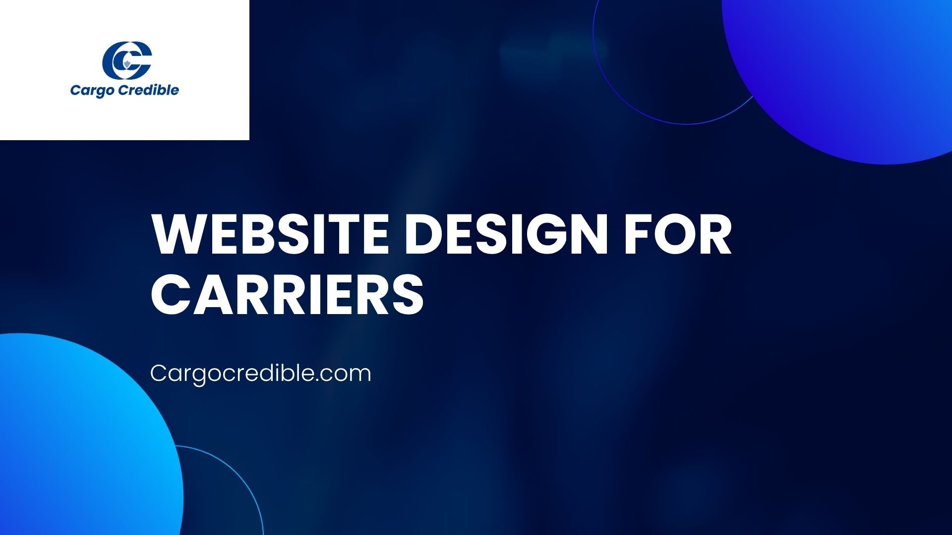 Website Design for Carriers